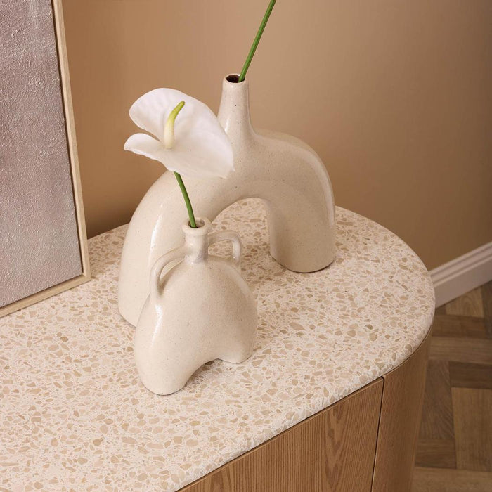 Gaia Arc Vase Natural