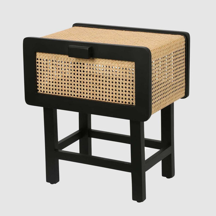 Zoe Bedside Table Black