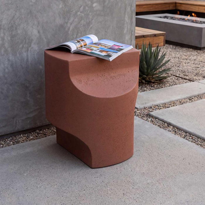 Arcos Outdoor Side Table Clay