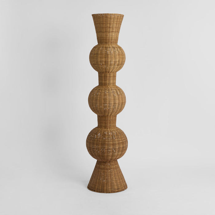 Orbiter Rattan Pedestal Planter II