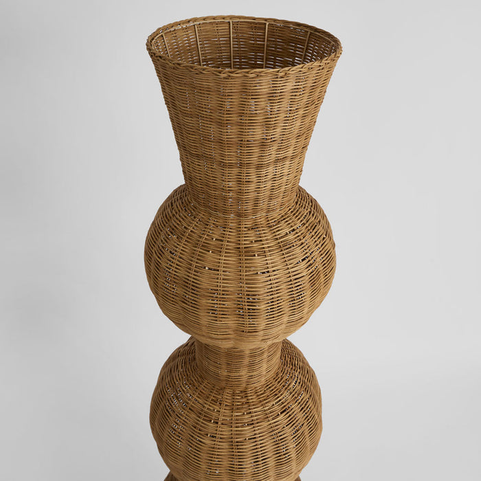 Orbiter Rattan Pedestal Planter II