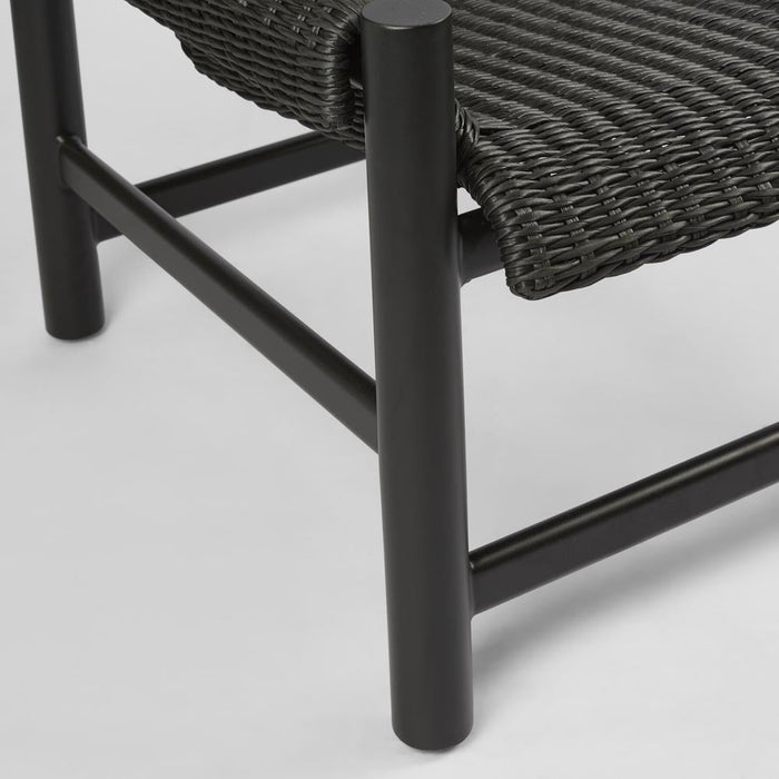 Riven Outdoor Occasional ArmChair Black