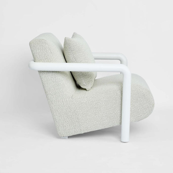 Argo Armchair Ecru with white frame Outdoor