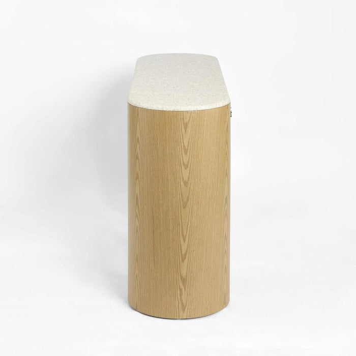 Arlo Console Light Oak & Terrazzo