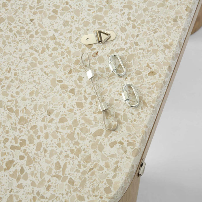 Arlo Console Light Oak & Terrazzo