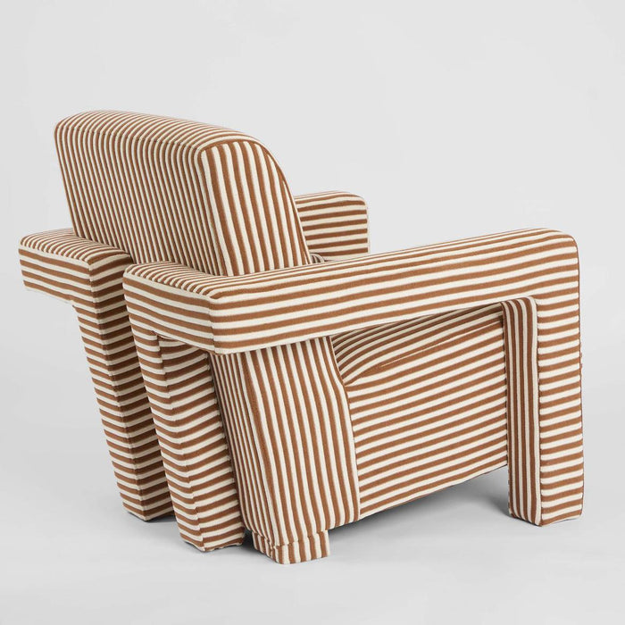 Atelier Armchair Terracotta Stripe