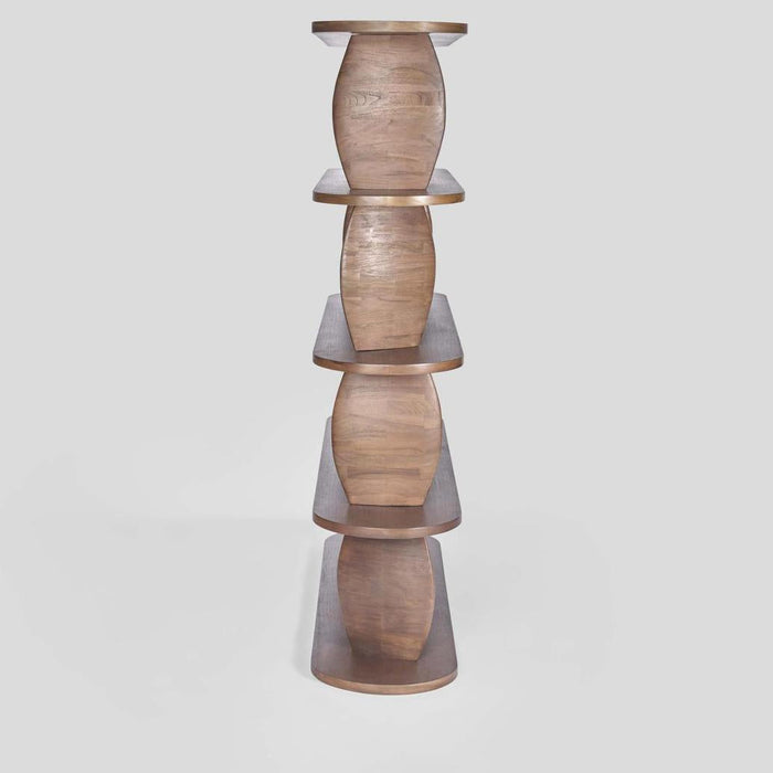 Pebble Shelf Dark Walnut
