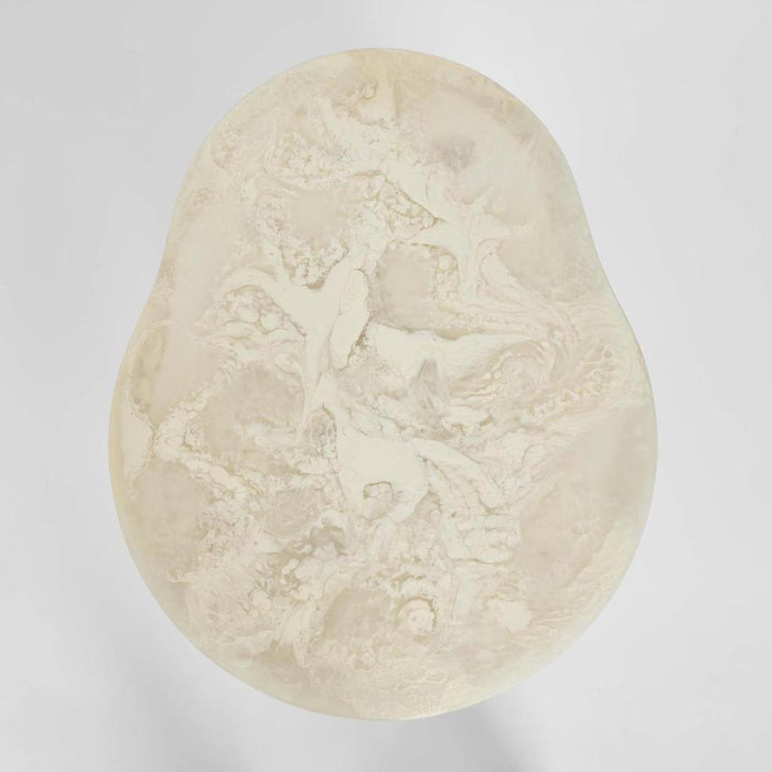 Cloud Resin Side Table White