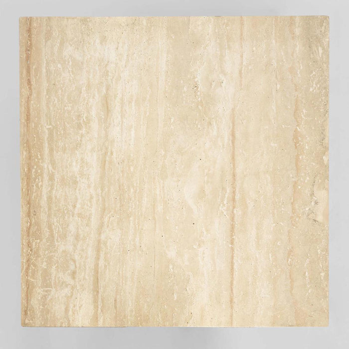 Solara Coffee Table Travertine & Oak