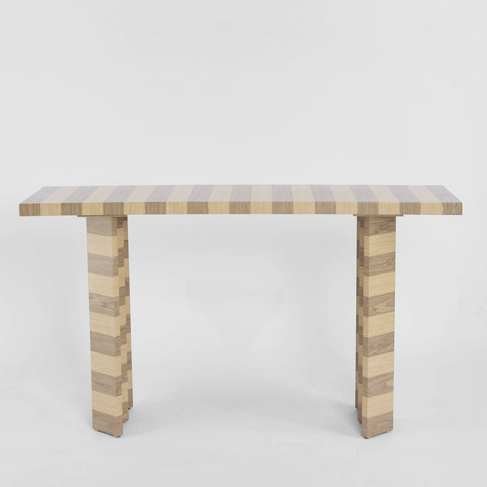 Axis Console Oak & Walnut