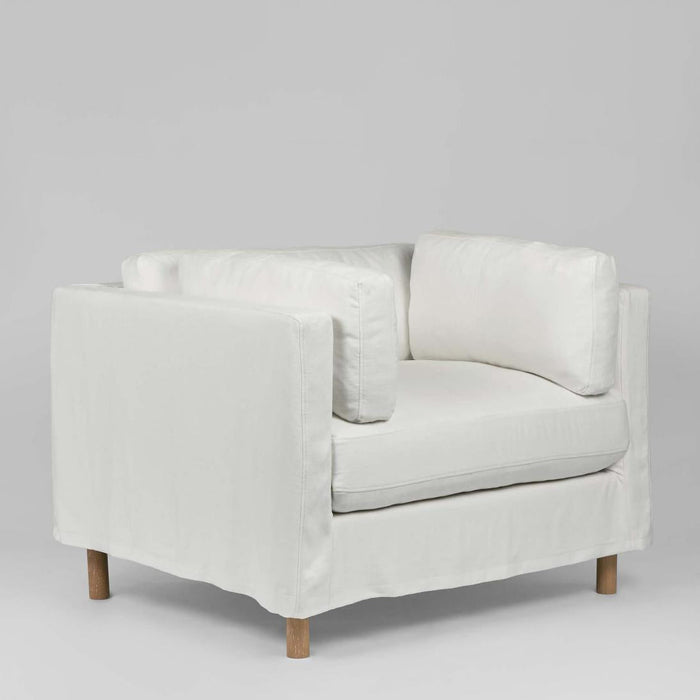 Pamona Arm Chair White