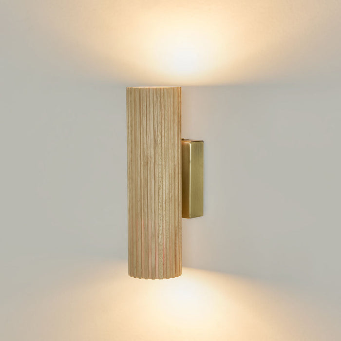 Vince Wooden Wall Light Natural
