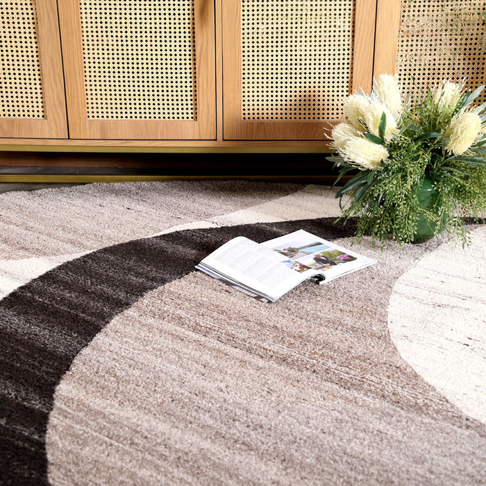 Cosmo Hand-Tufted 100% Wool Rug Netural