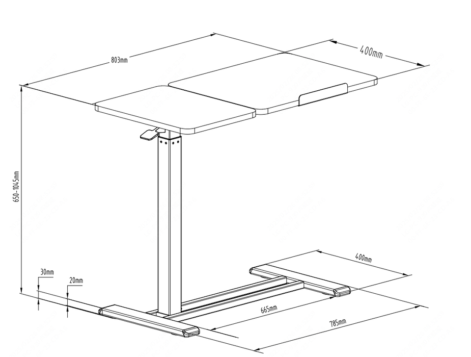 Flexispot H7 Duo Side Desk: Compact, Versatile, Value-Drive