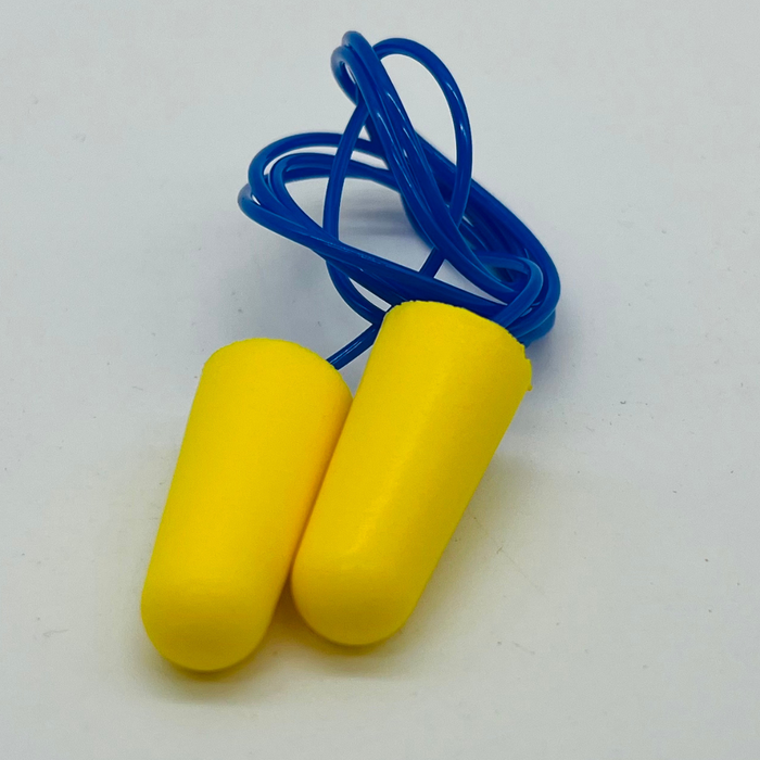 Wave Bullets Ear Plugs - Yellow, Class 5, 27DB Noise Reduction H003 - 200 Pairs Per Box