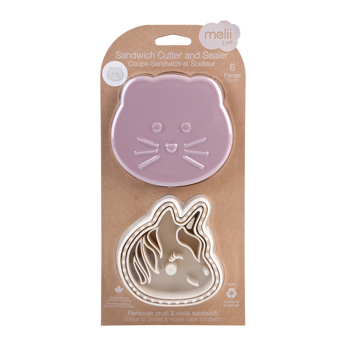 3-IN-1 SANDWICH CUTTERS SET 2 (UNICORN - CAT)