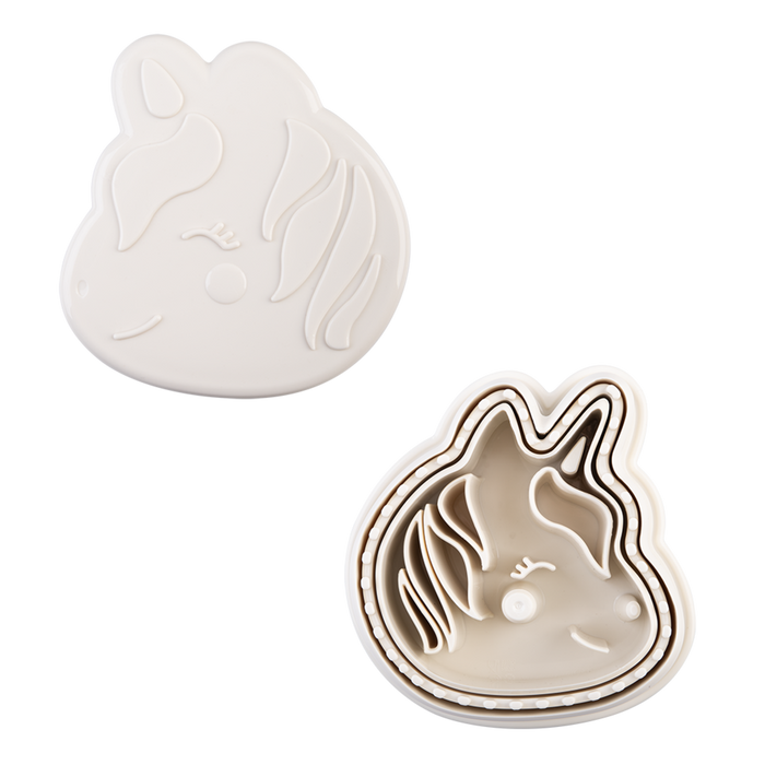 3-IN-1 SANDWICH CUTTERS SET 2 (UNICORN - CAT)