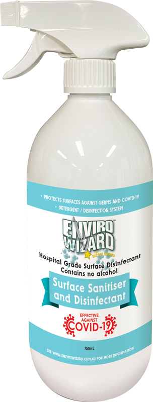 Enzyme Wizard Surface Sanitiser & Disinfectant – 750 mL