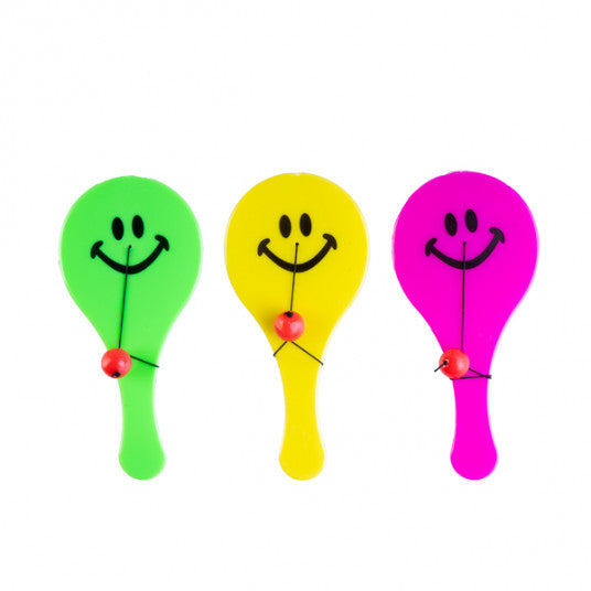 Smiley Face Paddle Ball