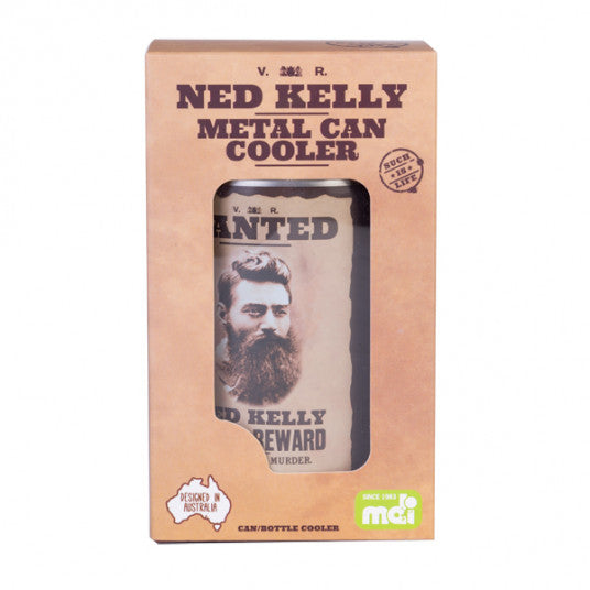 Ned Kelly Metal Bottle Cooler