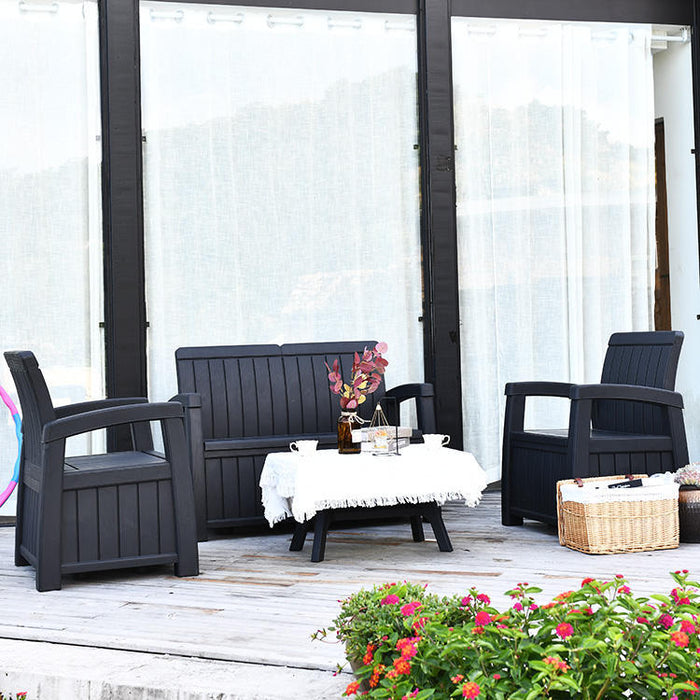 PRE-SALE Harper Outdoor Storage Sofa Set (SKS005A) SUKK