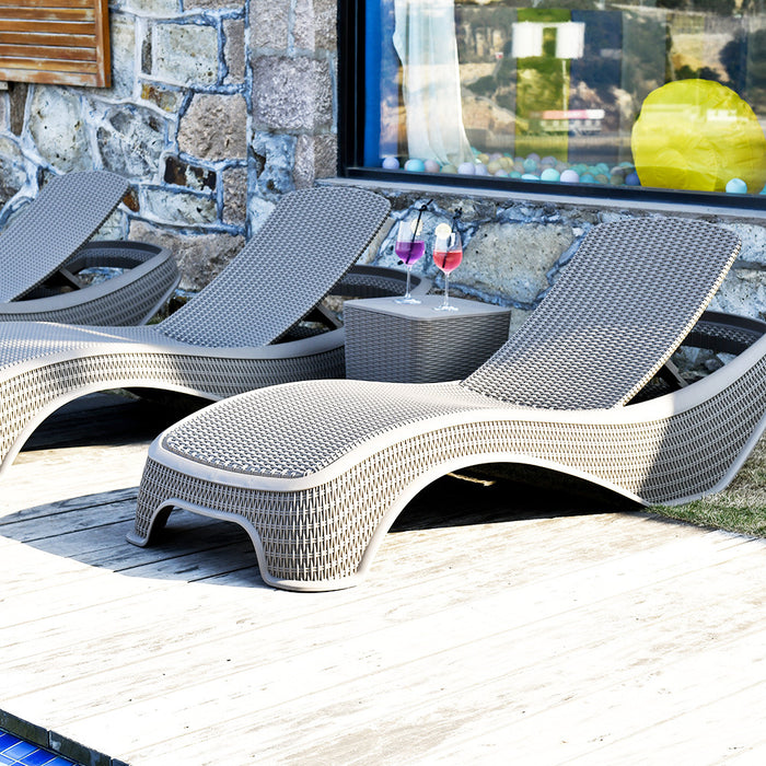 PRESALE Rattan Outdoor Adjustable Sun Lounger SUKK