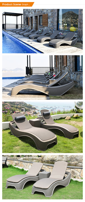 PRESALE Laguna Adjustable Sunlounger with Cushions (Model 1902042A) SUKK