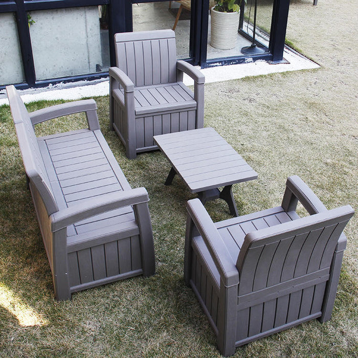 PRE-SALE Harper Outdoor Storage Sofa Set (SKS005A) SUKK