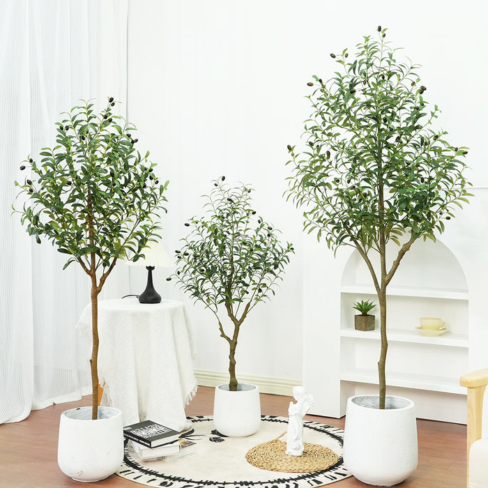 Elegant Artificial Olive Tree - 150cm Realistic Indoor/Outdoor Decor