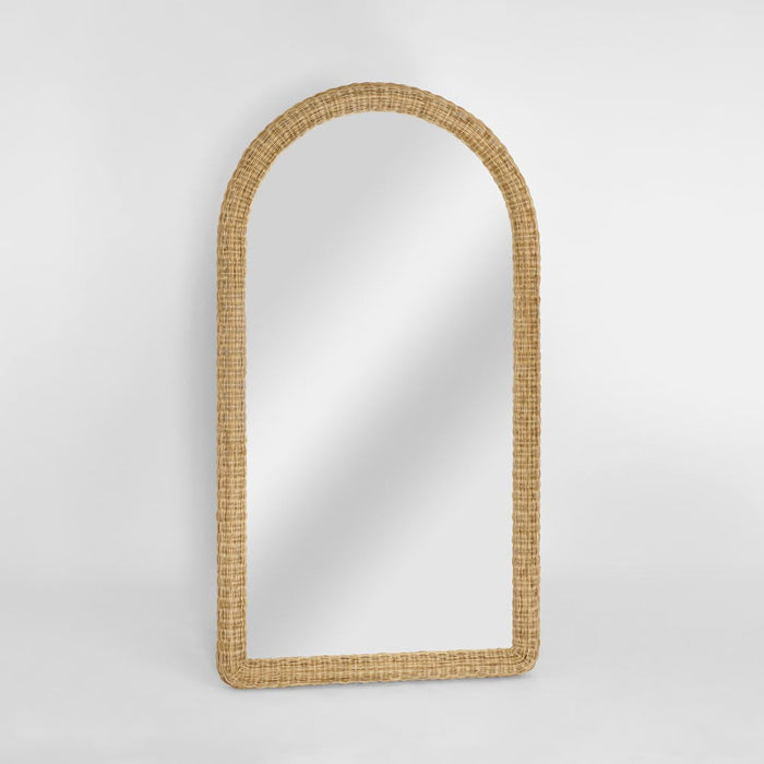 Long Island Mirror Arch Rattan