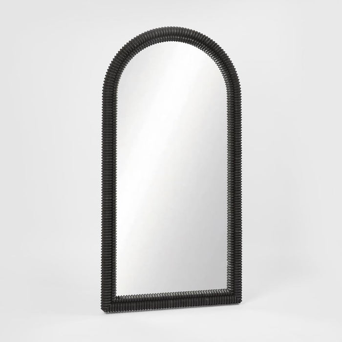 Fossil Arch Mirror Black