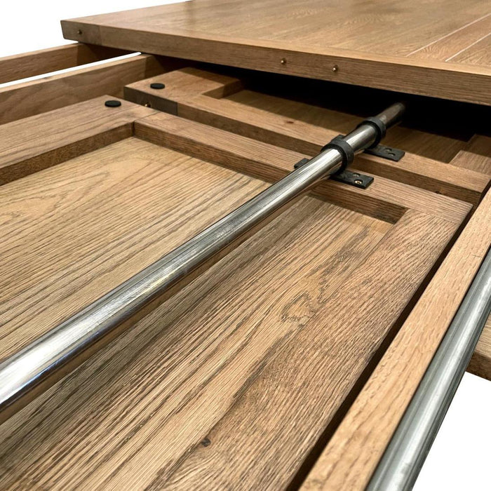 Balmoral Extendable Hamptons Oakwood Dining Table 210cm - 310cm