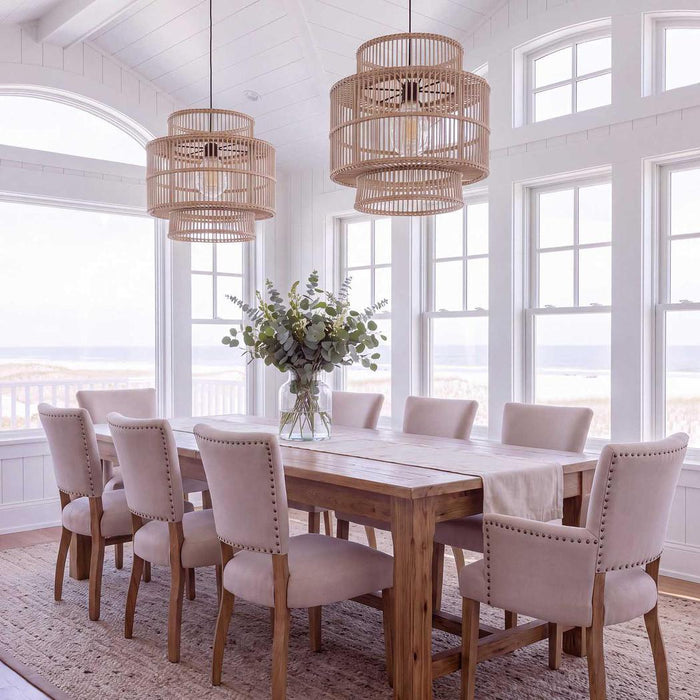 Claude Oakwood Dining Chair Beige