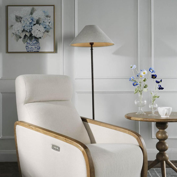 Seaford Electric Recliner Chair Beige