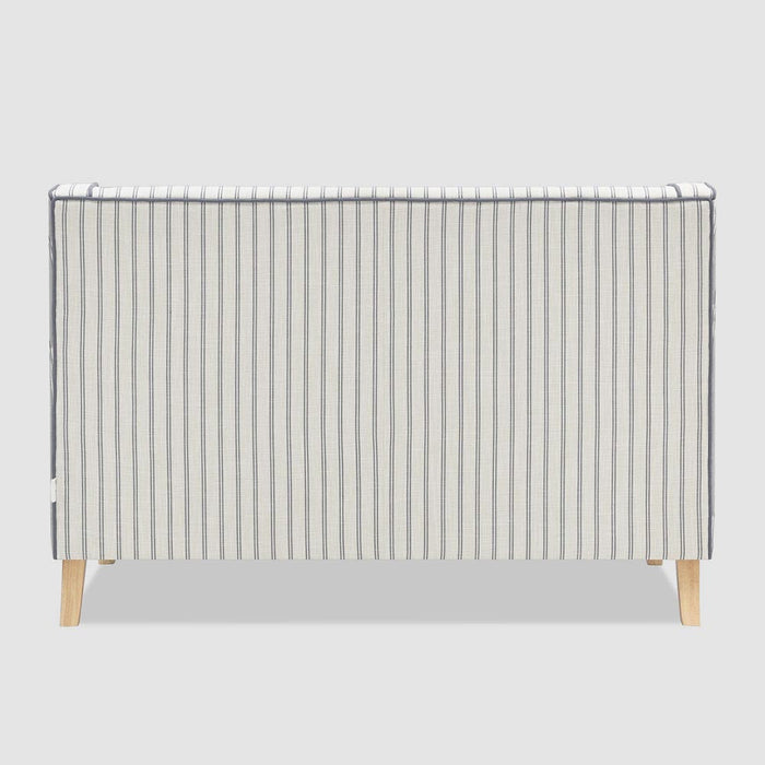 Bondi Hamptons 2 Seat Sofa Blue/White Pin Stripe