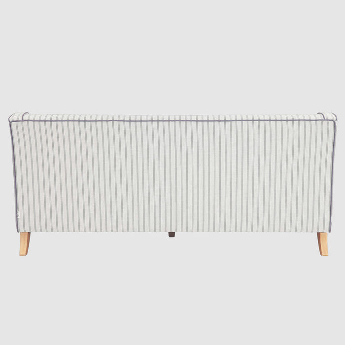 Bondi Hamptons 3 Seat Sofa Blue/White Pin Stripe