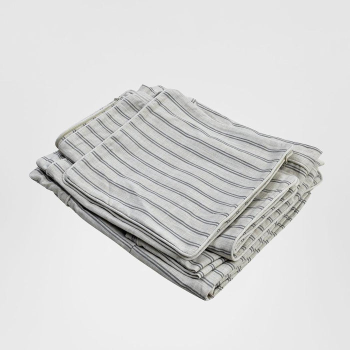 Slip Cover Only - Avalon Hamptons 3 Seat Sofa Stone Stripe
