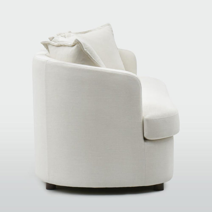 Clontarf Hamptons 3 Seat Sofa Ivory
