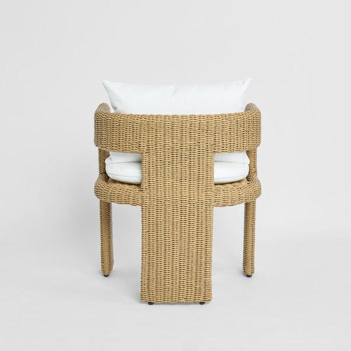 Cassius Outdoor Occasional Dining Chair Natural