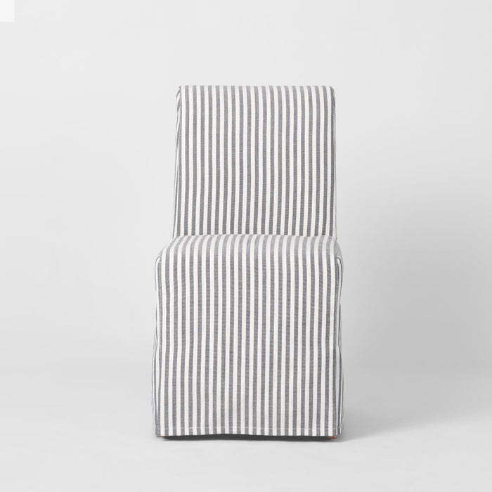 Slip Cover Only - Clifton Dining Chair Blue Stripe
