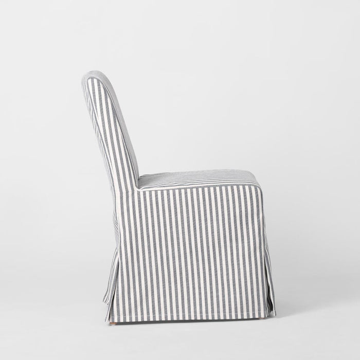 Slip Cover Only - Clifton Dining Chair Blue Stripe