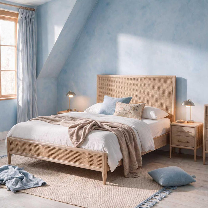 Bayview Bedside 2 Drawer?Natural Whitewash