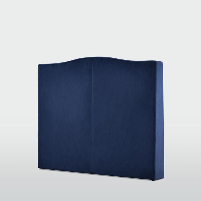 Mornington Bedhead Queen Blue Velvet