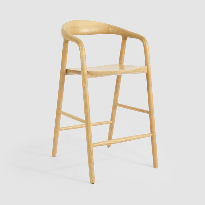 Mason Counter Stool Ash Natural Fabric