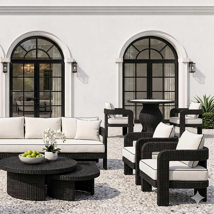 Cassius Occasional Dining Chair Outdoor Black
