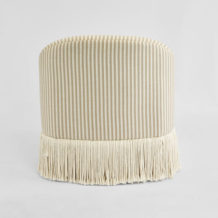 Regatta Fringe Armchair Beige Stripe