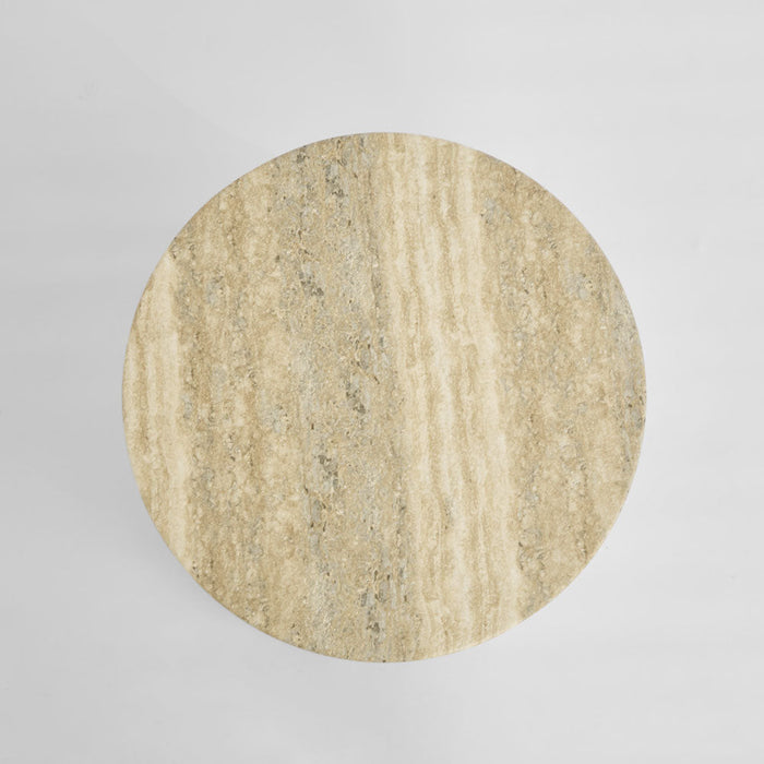Rook Side Table Grey Travertine Look ¨C Outdoor