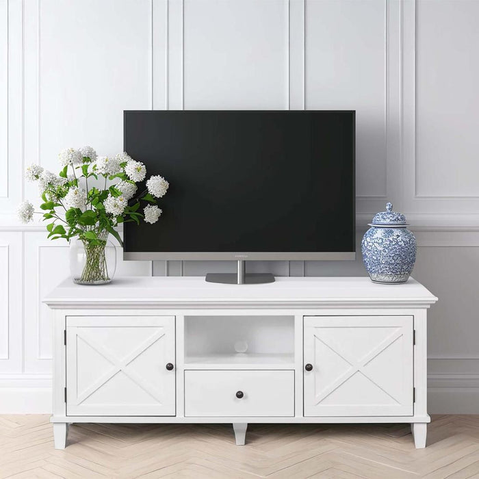 Sorrento Hamptons 170cm Media Unit White