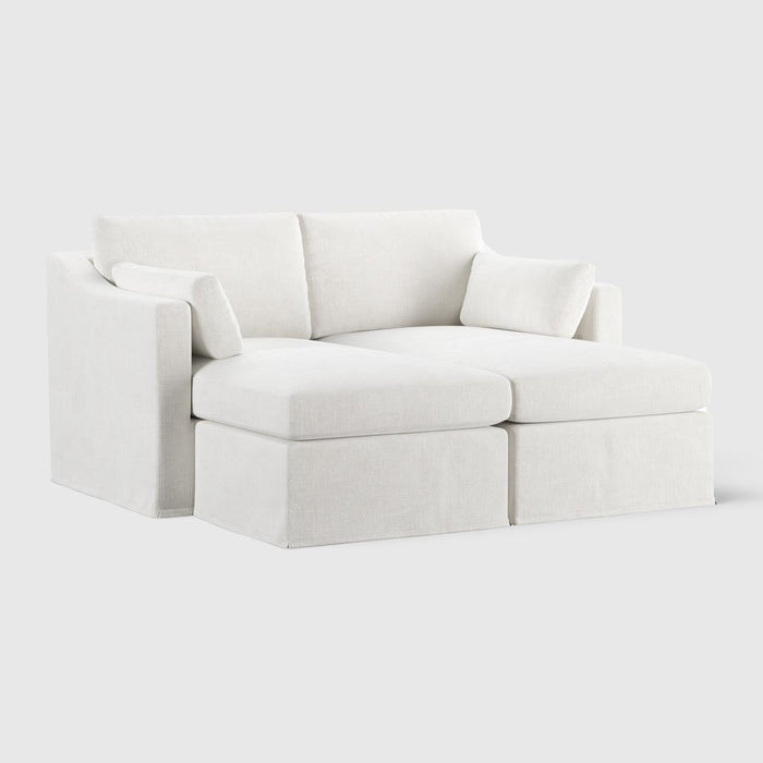 Clovelly Double Chaise Daybed Ivory
