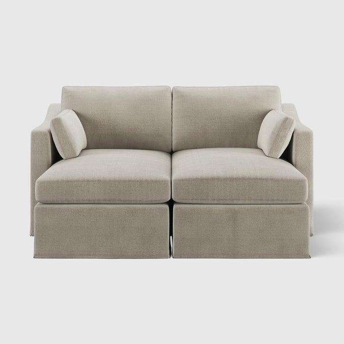 Clovelly Double Chaise Daybed Natural Covers Only